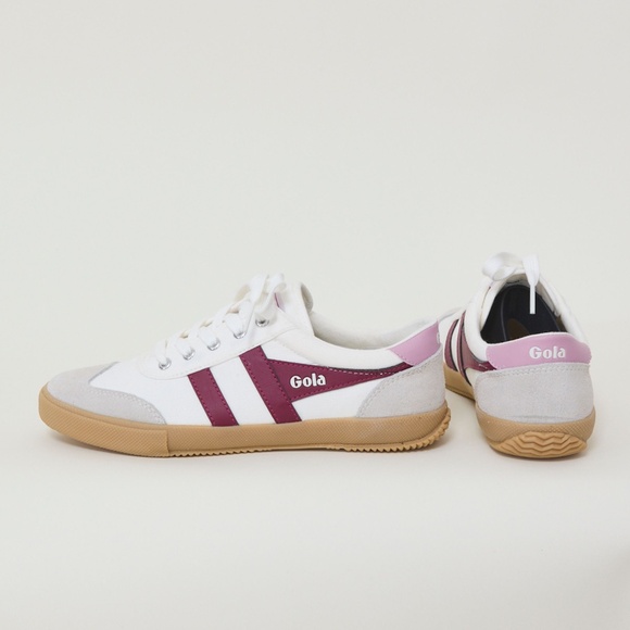 Gola Badminton White/Cerise/Plum - Picture 1 of 3